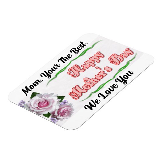 ハッピーマザーデイフレキシブルマグネット マグネット (左側)