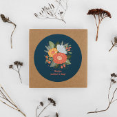 ハッピーマザーデイフローラブーケ ラウンドシール