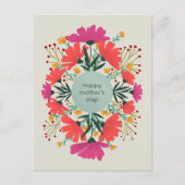 ハッピーマザーデイフローラ ポストカード (正面)