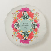 ハッピーマザーデイフローラ ラウンドクッション (裏面)