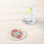 ハッピーマザーデイフローラ ラウンドペーパーコースター (インサイチュ)