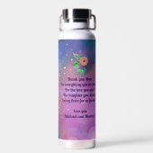 ハッピーマザーデイフローラ《写真》ぼけ味 ウォーターボトル (背面)