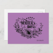ハッピーマザーデイポストカード ポストカード (正面/裏面)