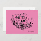 ハッピーマザーデイポストカード ポストカード (正面/裏面)