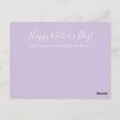 ハッピーマザーデイワイルドフラワーラブバイブル聖句 ポストカード (裏面)