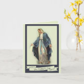 ハッピーマザーデイヴァージンメアリー宗教カード カード (黄色い花)