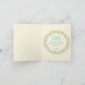 ハッピーマザーデイ文字&カラフルフローラデザイン2 カード (内部)