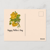 ハッピーマザーデイ・バードがあなたのために歌うのはがき ポストカード (裏面)