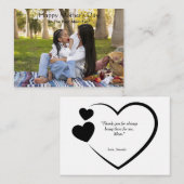 ハッピーマザーデーカスタムフォトカードお母さん ノートカード (正面/裏面)