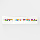 ハッピーマザーデーカラフル 横断幕 (横)