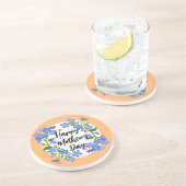 ハッピーマザーデーフローラコースターかわいらしギフト コースター (側面)