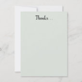 ハッピーマザーデー女ビクトリアンパラソル・バード サンキューカード (裏面)