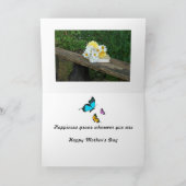 ハッピーマザー・デイ折り畳みグリーティングカード カード (内部)