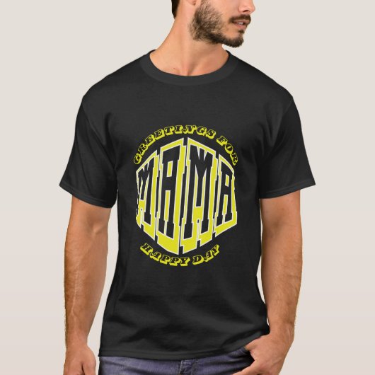 ハッピーマママデイデザイン Tシャツ (正面)