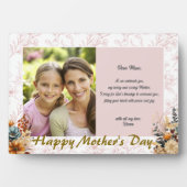 ハッピーマモダンザーズ・デイ・ピンクフローラ フォトプラーク (正面)