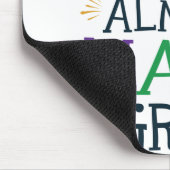 ハッピーマリーディグラおもしろいカーニバル マウスパッド (コーナー)