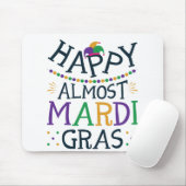 ハッピーマリーディグラおもしろいカーニバル マウスパッド (マウス)