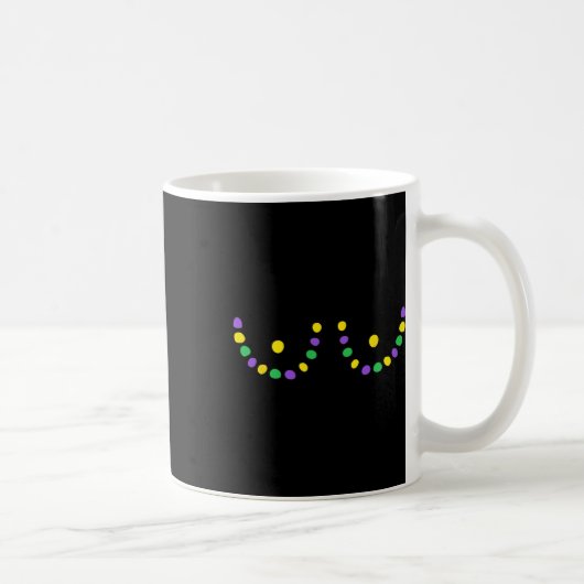 ハッピーマルディグラおもしろいス コーヒーマグカップ (右)