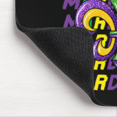 ハッピーマルディグラカーニバル脂肪火曜日（紋章の）フラ・ダ・リ マウスパッド (コーナー)