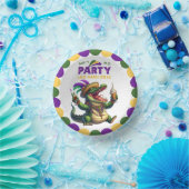 ハッピーマルディグラスアリゲーター ペーパーボウル (パーティー)