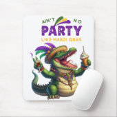 ハッピーマルディグラスアリゲーター マウスパッド (マウス)