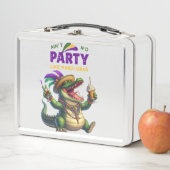 ハッピーマルディグラスアリゲーター メタルランチボックス (インサイチュ)