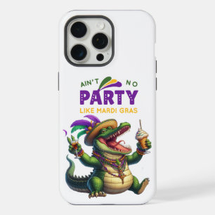 ハッピーマルディグラスアリゲーター iPhone 15 PRO MAXケース