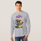 ハッピーマルディグラスアリゲーター Tシャツ (正面フル)