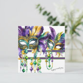 ハッピーマルディグラスイン金ゴールド、紫と緑 シーズンカード (スタンド正面)