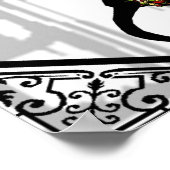 ハッピーマルディグラスバルコニーシーン ポスター (角)