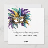 ハッピーマルディグラスフェザードマスク シーズンカード (裏面)