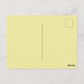 ハッピーマルディグラスブラック葉書 ポストカード (裏面)