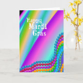 ハッピーマルディグラ カード (黄色い花)