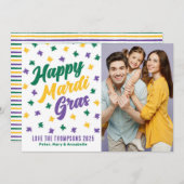 ハッピーマルディグラ シーズンカード (正面/裏面)