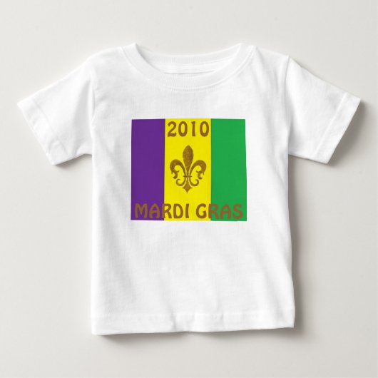 ハッピーマルディグラ ベビーTシャツ (正面)