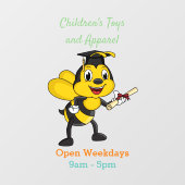 ハッピーマンガビー卒業 ウィンドウサイン (シート)