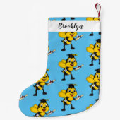 ハッピーマンガビー卒業 スモールクリスマスストッキング (裏面)