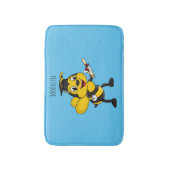 ハッピーマンガビー卒業 バスマット (正面縦)