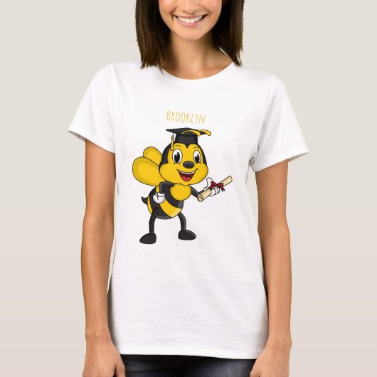ハッピーマンガビー卒業 Tシャツ (正面)