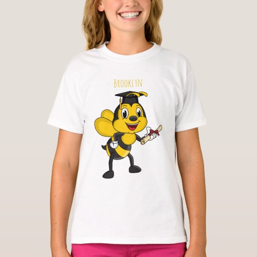 ハッピーマンガビー卒業 Tシャツ (正面)