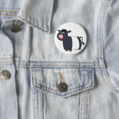 ハッピーマンガートベルテッドガロウェイ牛ボタンバッジ 缶バッジ (インサイチュ)