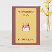 ハッピーマンチキン誕生日! カード (黄色い花)