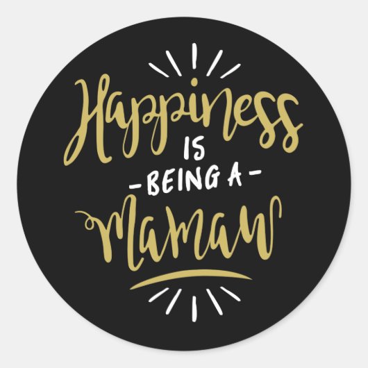 ハッピーマーム ラウンドシール (正面)