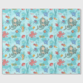 ハッピーマーメイド ラッピングペーパー (フラット)