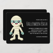 ハッピーミイムハロウィーンモンスターパーティー 招待状 (正面/裏面)