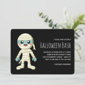 ハッピーミイラのハロウィンモンスターパーティー 招待状 (スタンド正面)