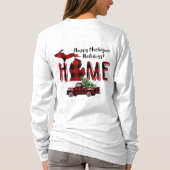 ハッピーミシガンの休日! Tシャツ (裏面)