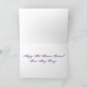 ハッピーミッドオータムフェスティバルホリデーグリーティングカード シーズンカード (内部)