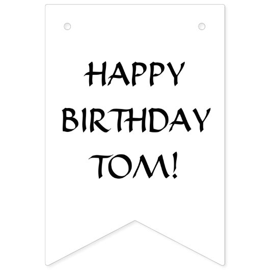 ハッピーミニマルピットブルピットブルテリアドッグ バンティングフラッグ (第2の旗)