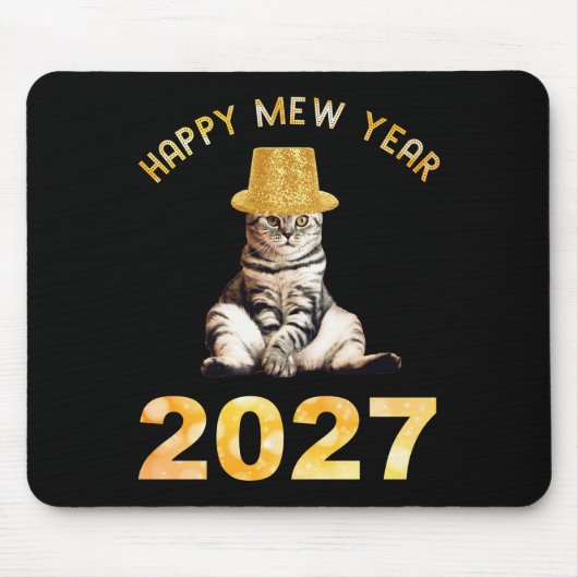 ハッピーミュウイヤー2027 マウスパッド (正面)